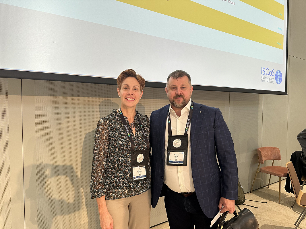 Конференція «The INTERNATIONAL SPINAL CORD SOCIETY ANNUAL SCIENTIFIC MEETING 63-ISCoS Antwerpen, Belgium 22-25 September 2024»